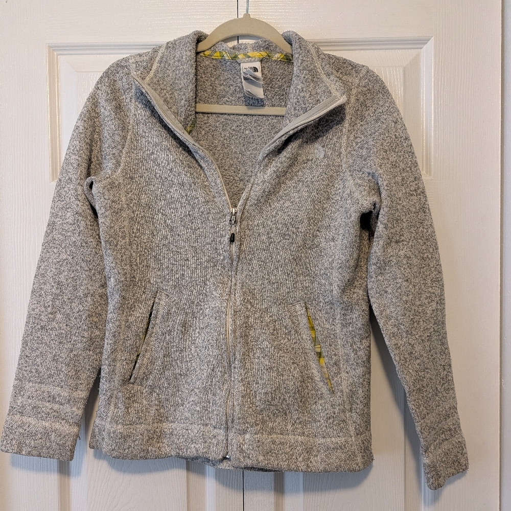 The North Face Heather Gray Fleece Jacket